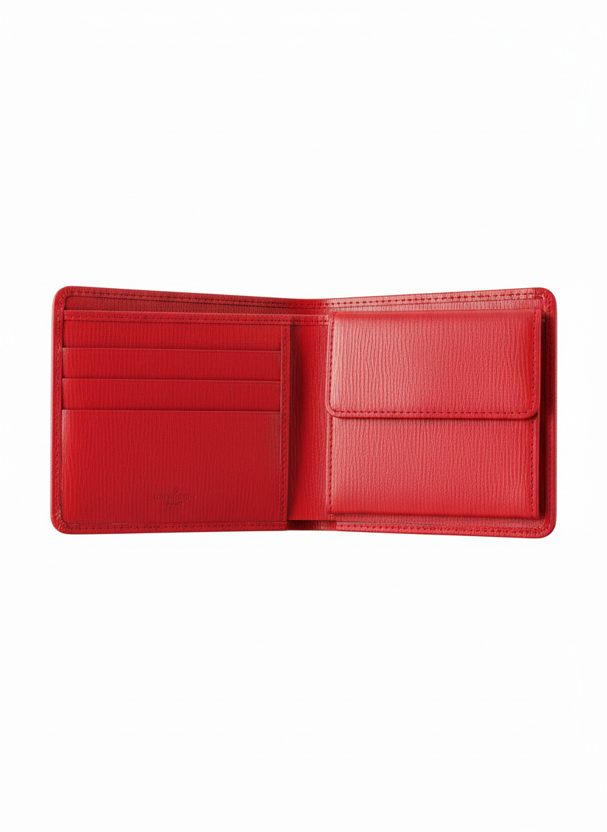 LOUIS VUITTON red wallet