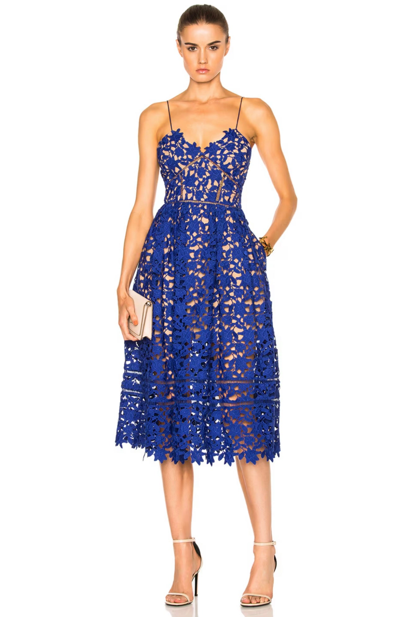 Self-Por­trait
self portrait Azaelea Dress in Cobalt