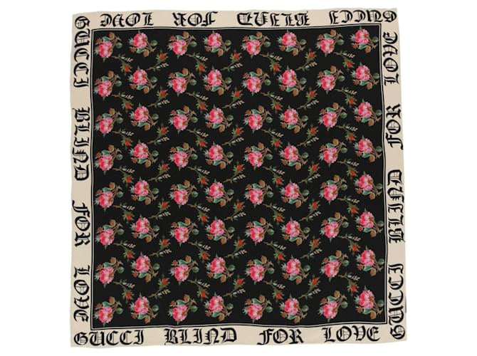 GUCCI floral scarf