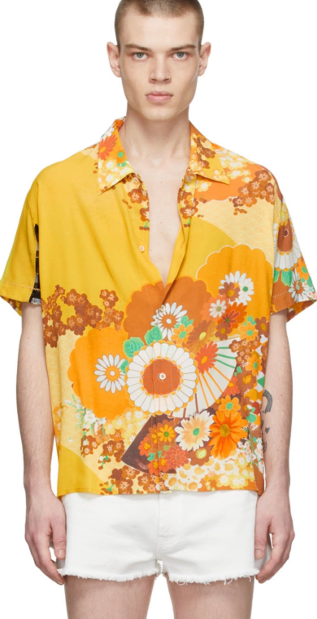 ERL - Floral Short-Sleeved Hawaiian shirt