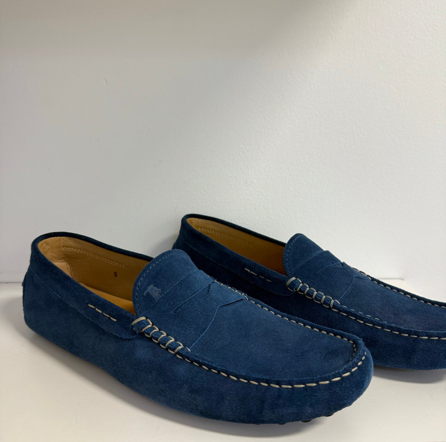 TODS - Men’s Navy Suede Loafers