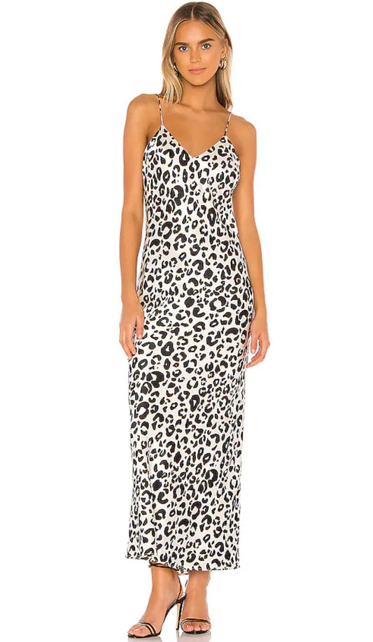 ANINE BING - Rosemary Slip Dress in Leopard