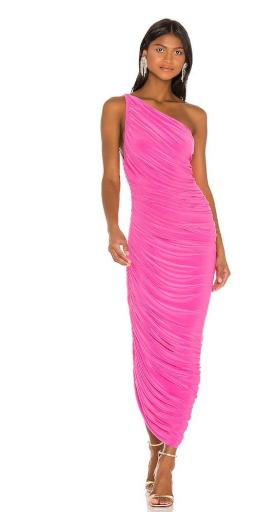 Norma Kamali - Diana Gown in Orchid Pink