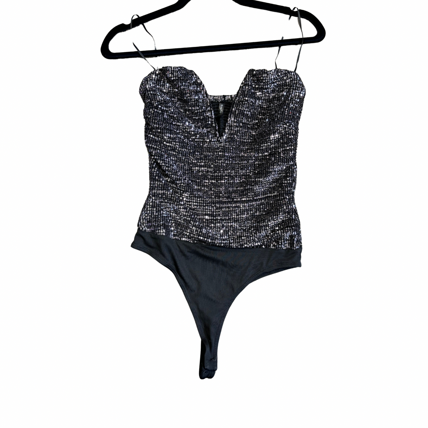 BLANC CLOTHING sequin bodysuit