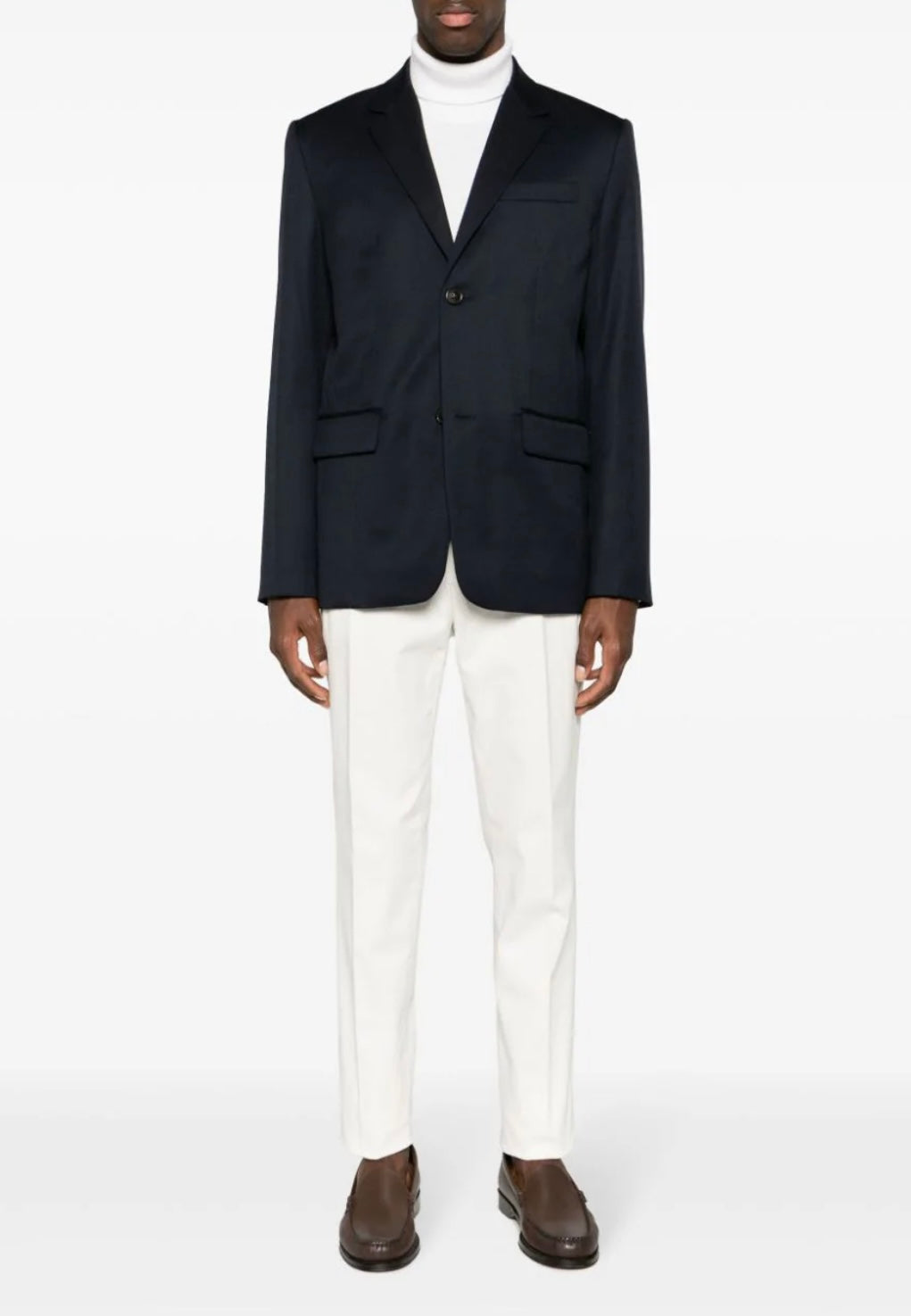 A.P.C.
single-breasted cotton blazer