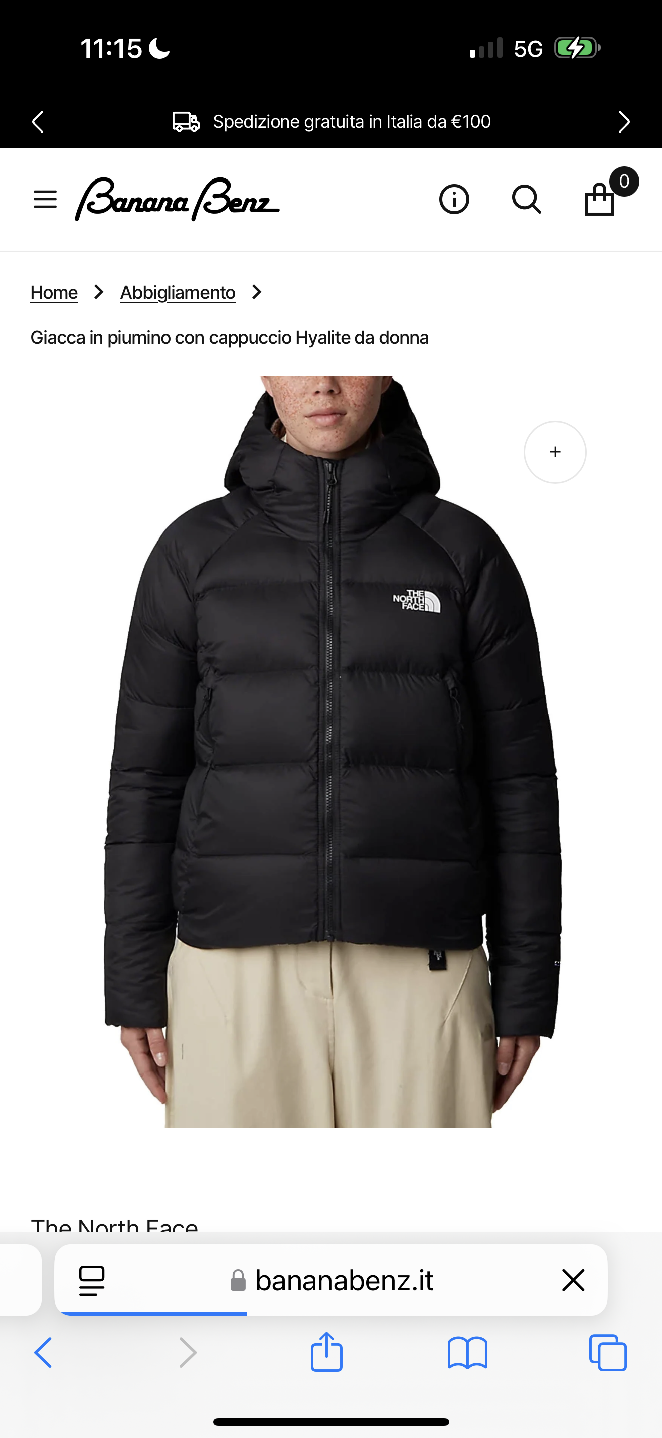 The North Face - Short women’s puffer jacket