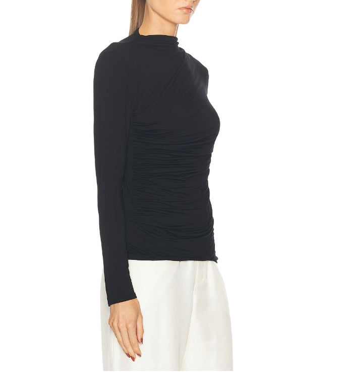 Enza Costa Long Sleeve Twist Top