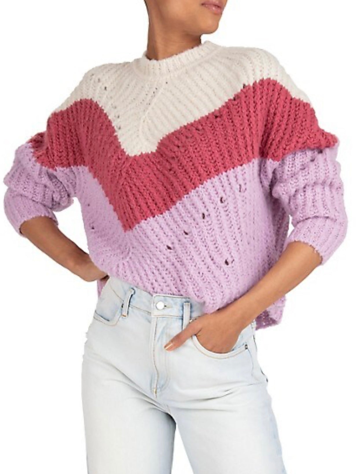 BA&SH - 
Balmy Color-Block Sweater