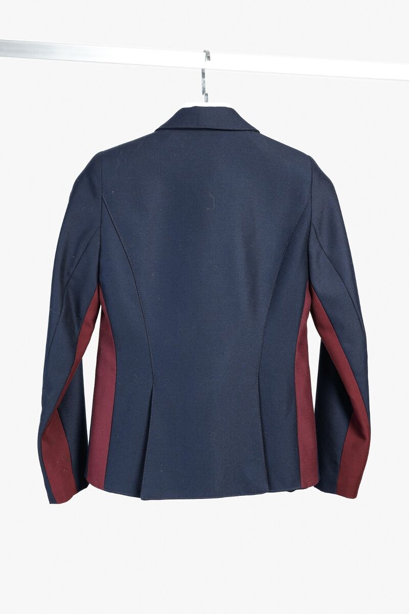 SMYTHE navy/burgundy blazer