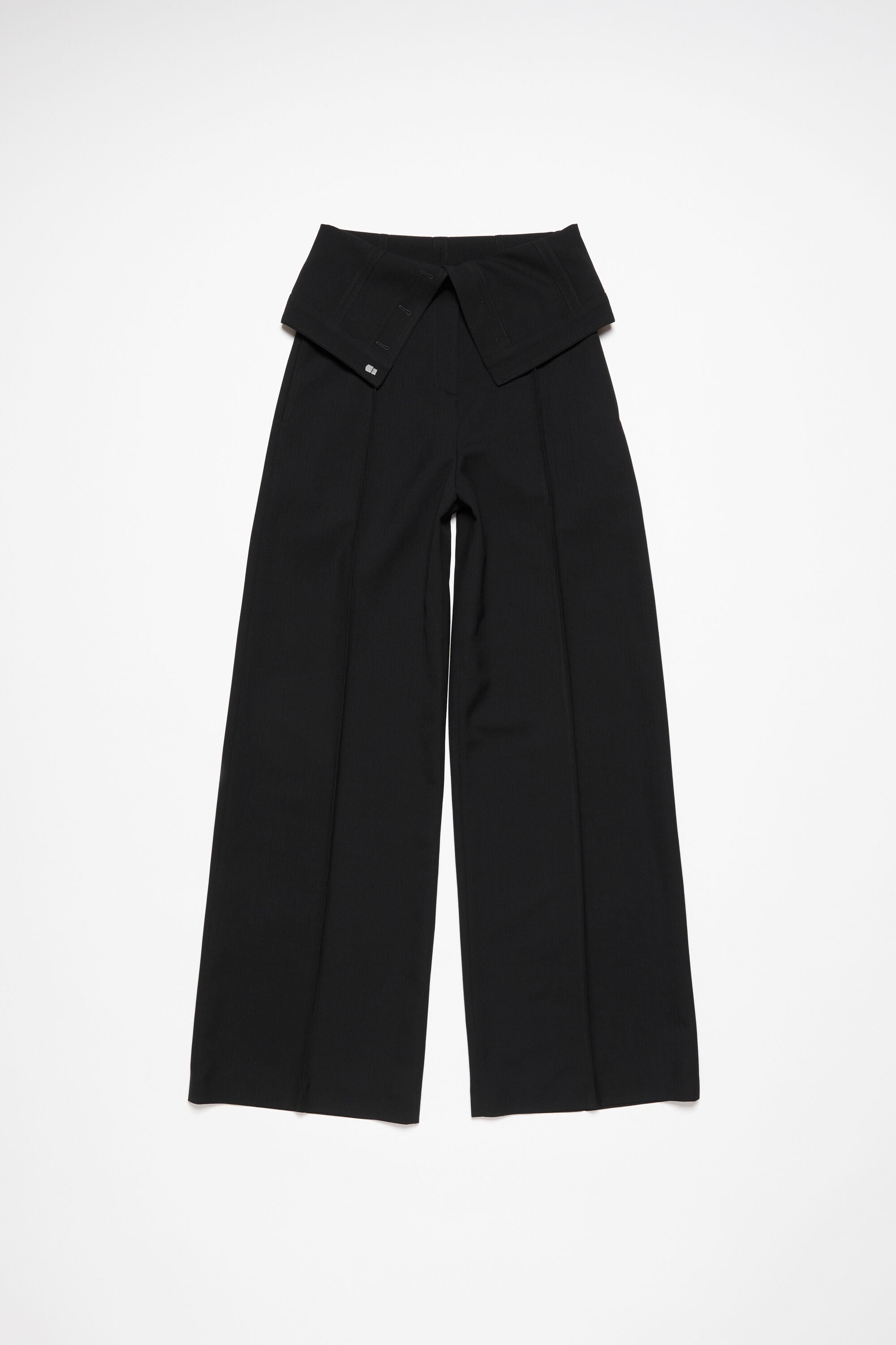 ACNE STUDIO tailored wide legged fold over trouser NWT