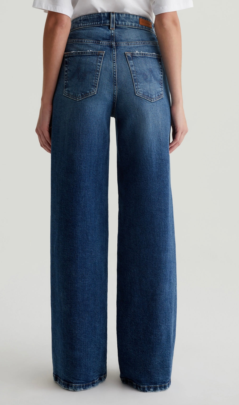 AG Jeans Deven AG-ed™ High-Rise Ultra Wide Leg Denim