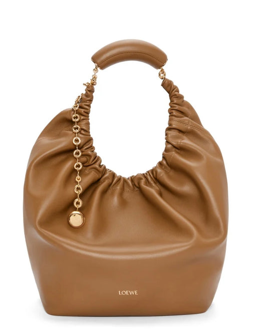 LOEWE - MEDIUM TAN SQUEEZE BAG