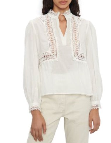BA&SH Selma blouse in Ivory