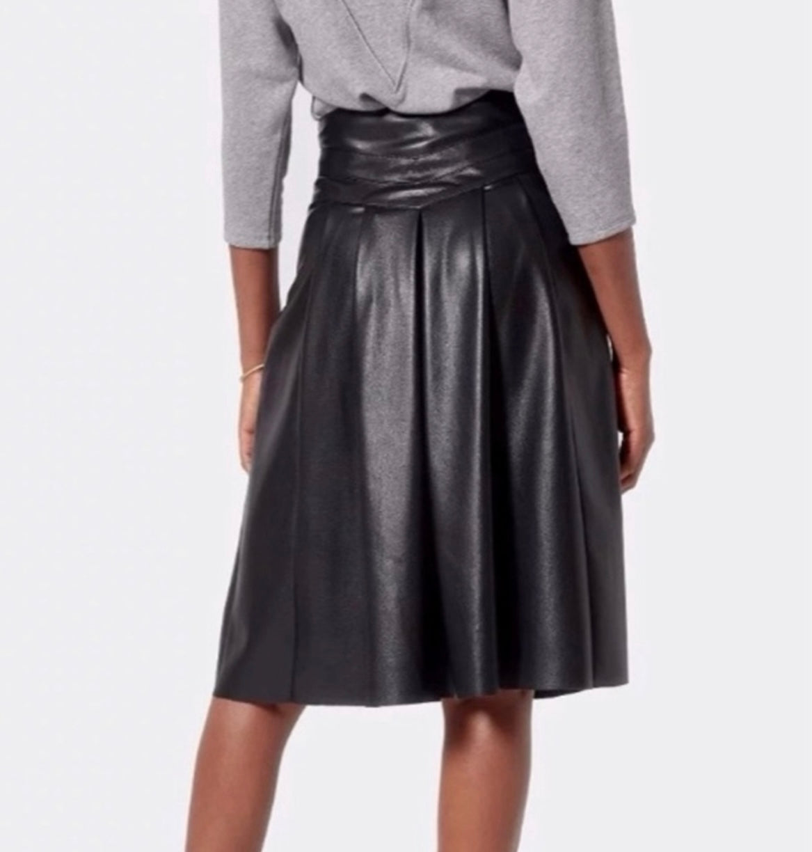 JOIE - Vegan Leather Skirt