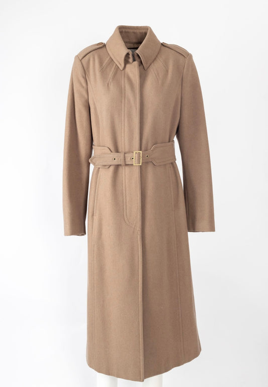 LK Bennett London- Camel Wool Long Coat