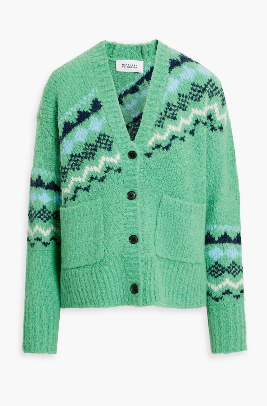 DEREK LAM 10 CROSBY
Bette Fair Isle Cardigan