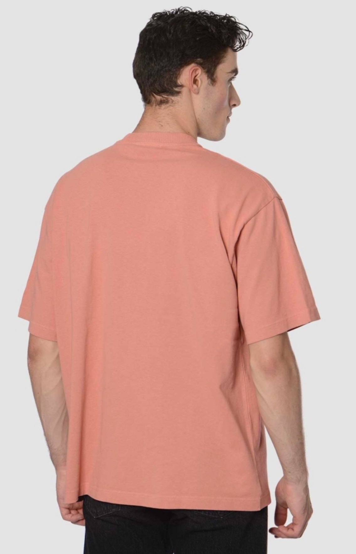 ACNE STUDIOS Silver Logo Pink T-shirt