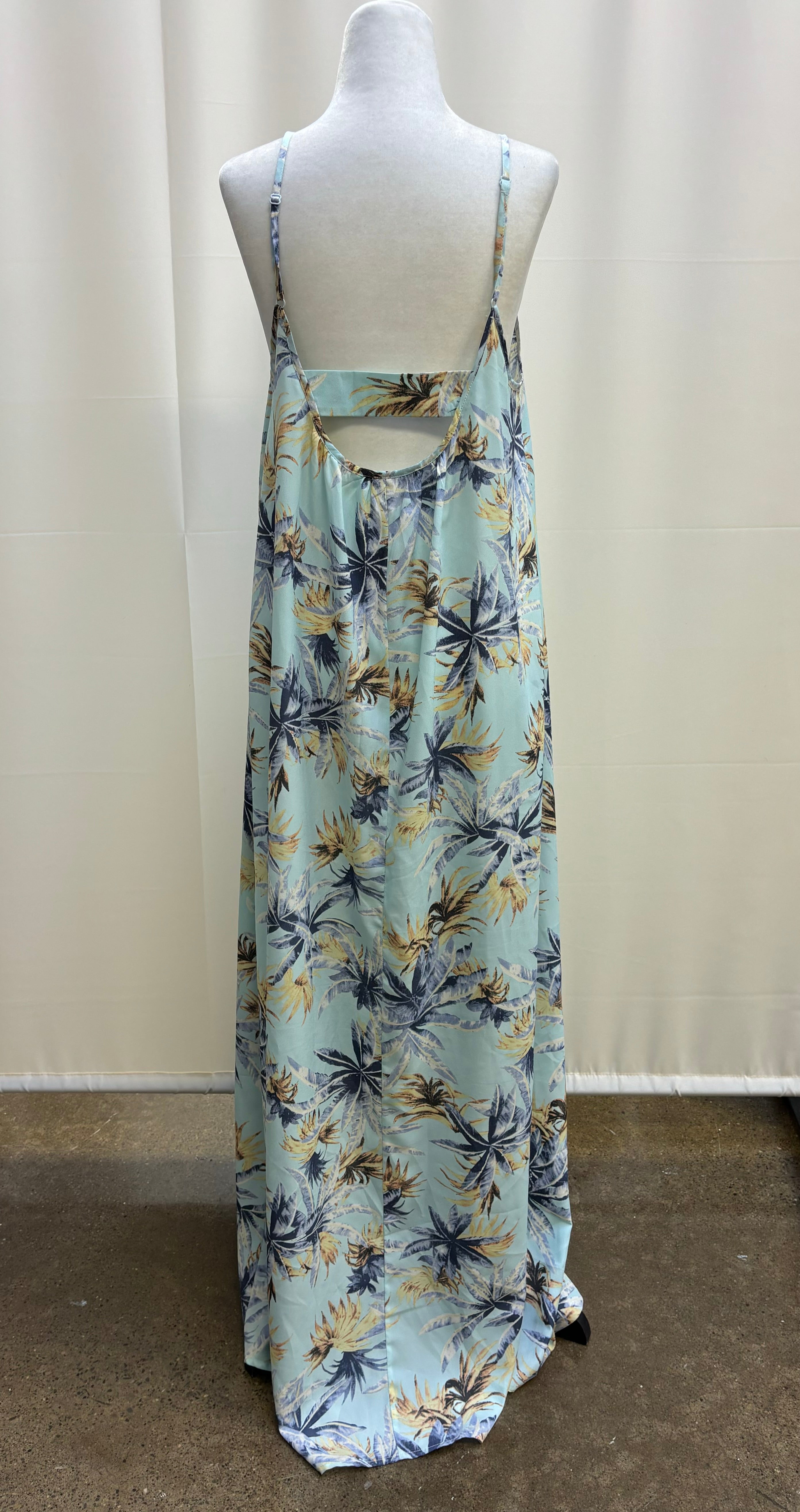 Pink Stitch Palm Tree Dress