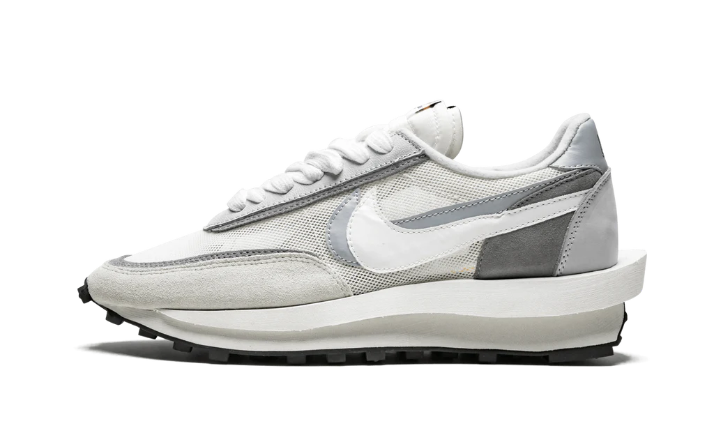 NIKE x SACAI white/grey running shoes