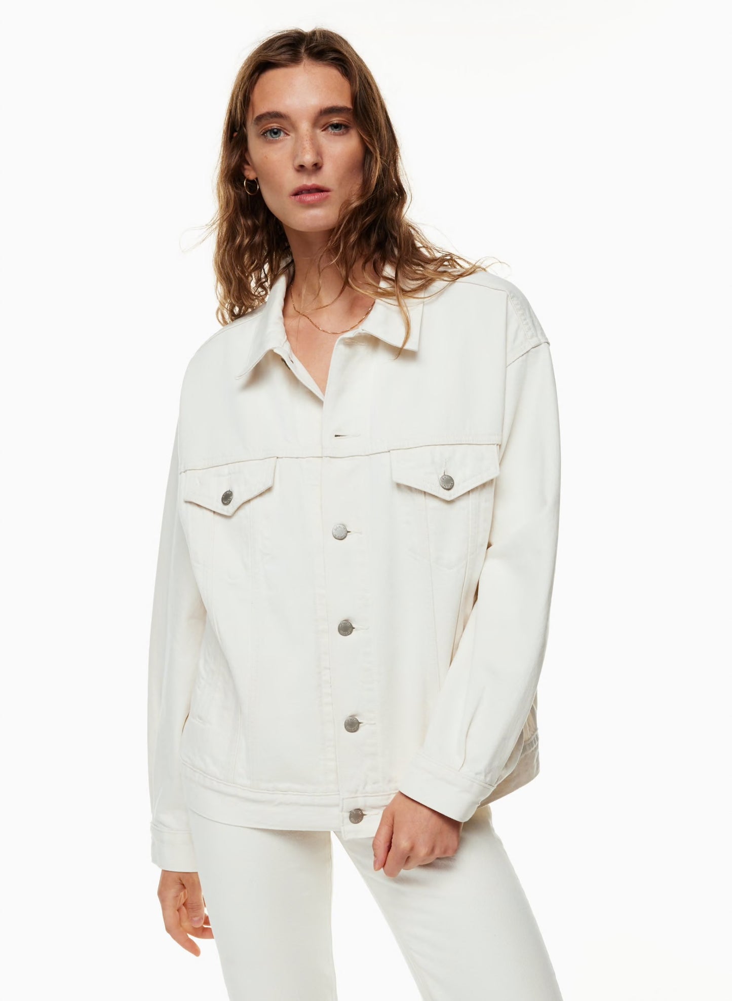 DENIM FORUM ivory ali jean jacket