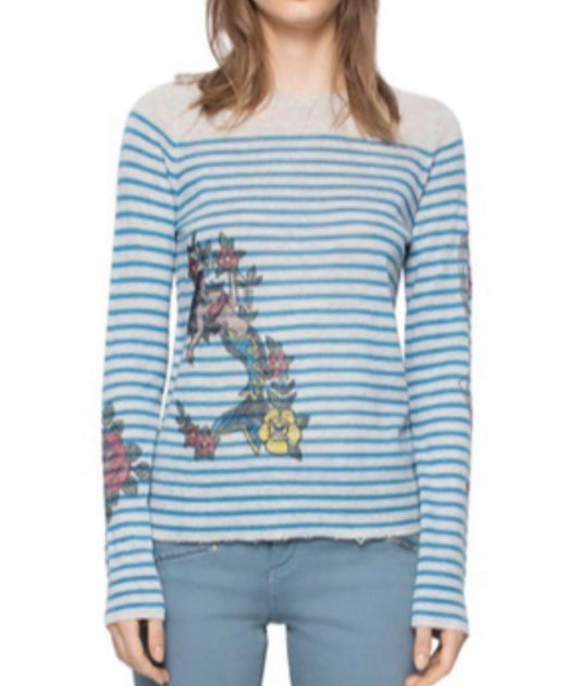 Zadig & Voltaire Striped Mermaid Cashmere Sweater