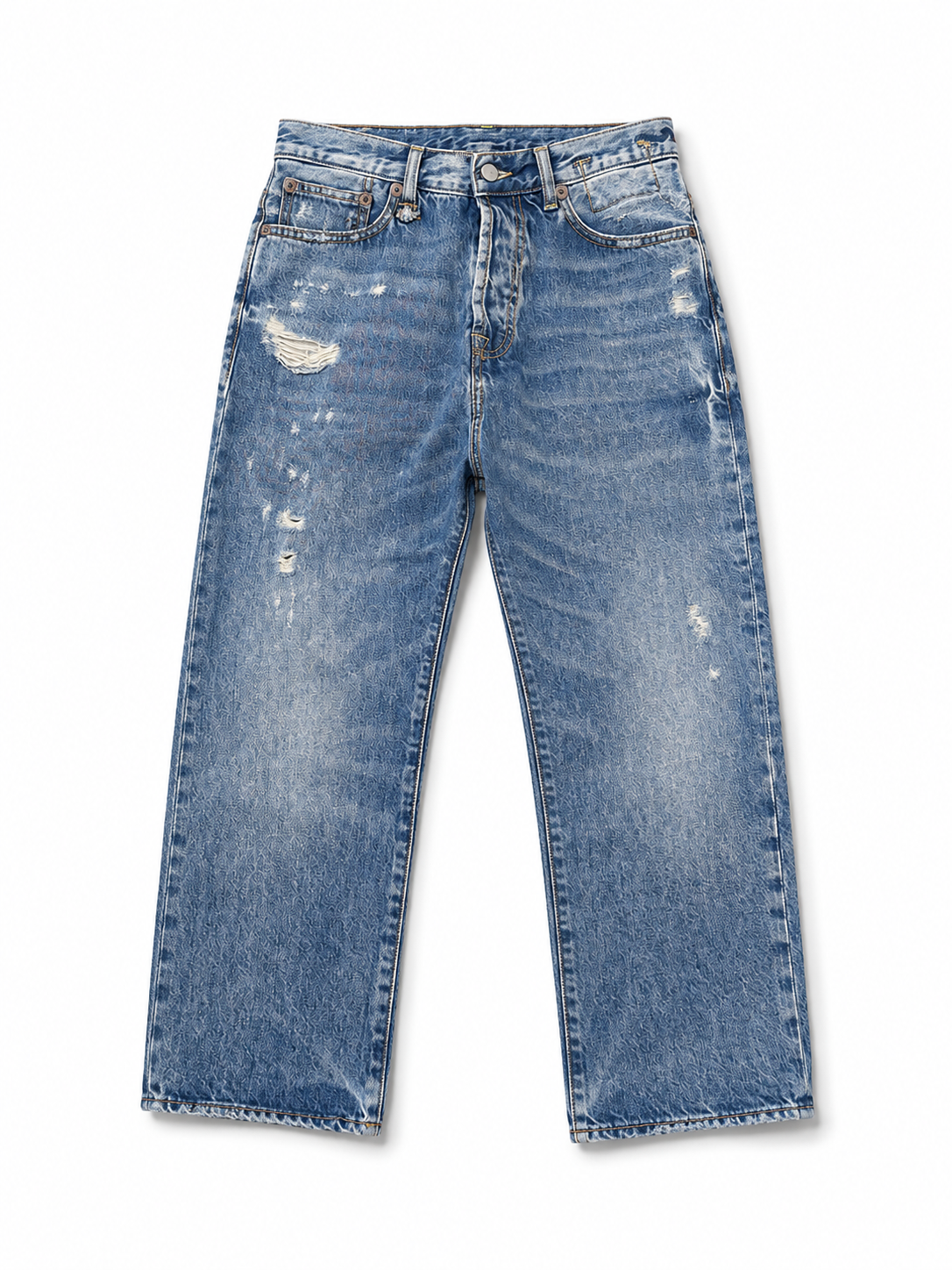 R13 Tailored Drop Denim (drop crotch) in shade Bain