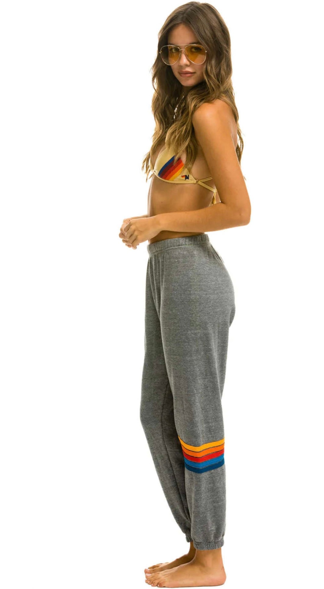 AVIATOR NATION - 5-STRIPE SWEATPANTS