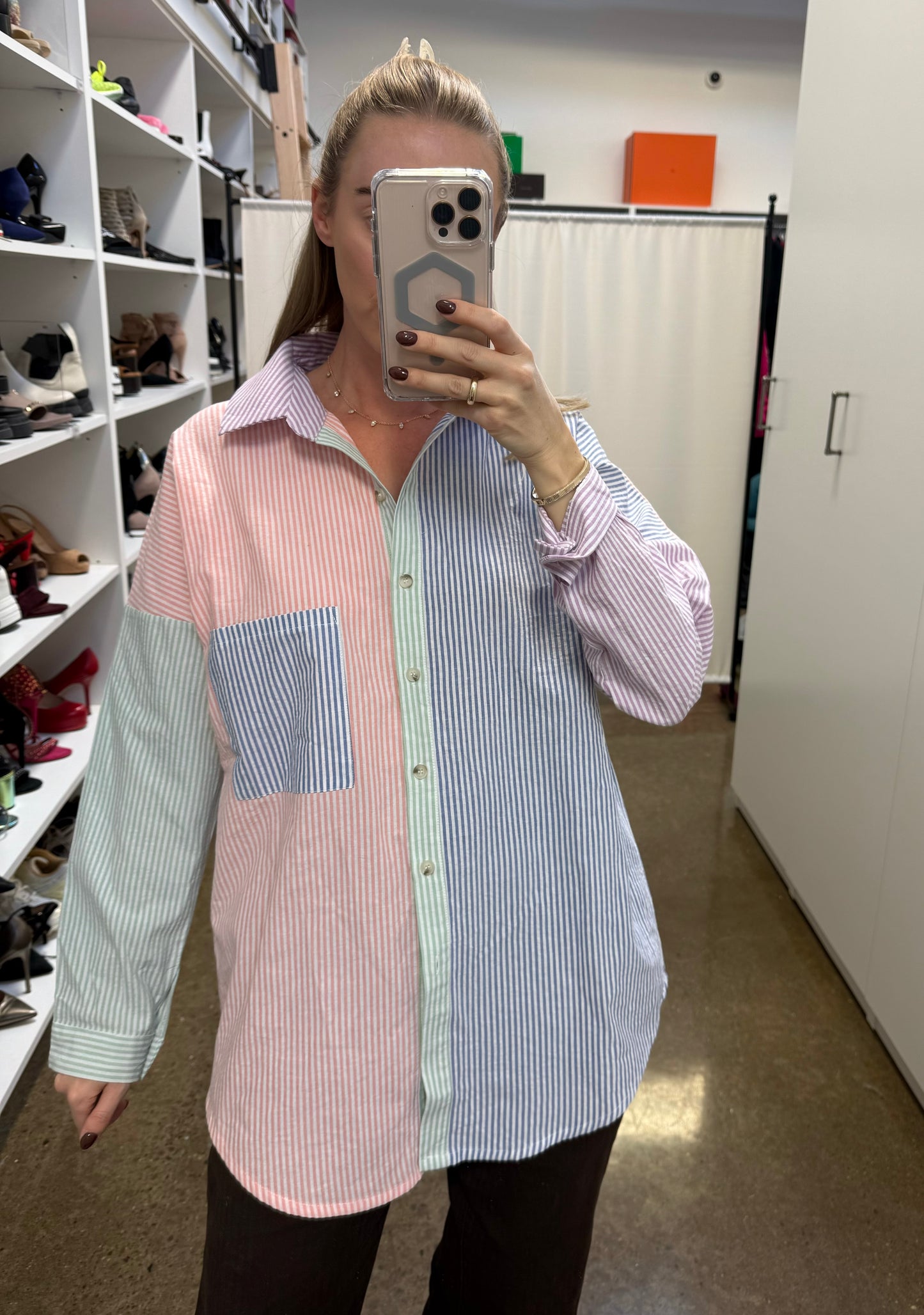 Franklin + Daysi - Multi Oversized Shirt