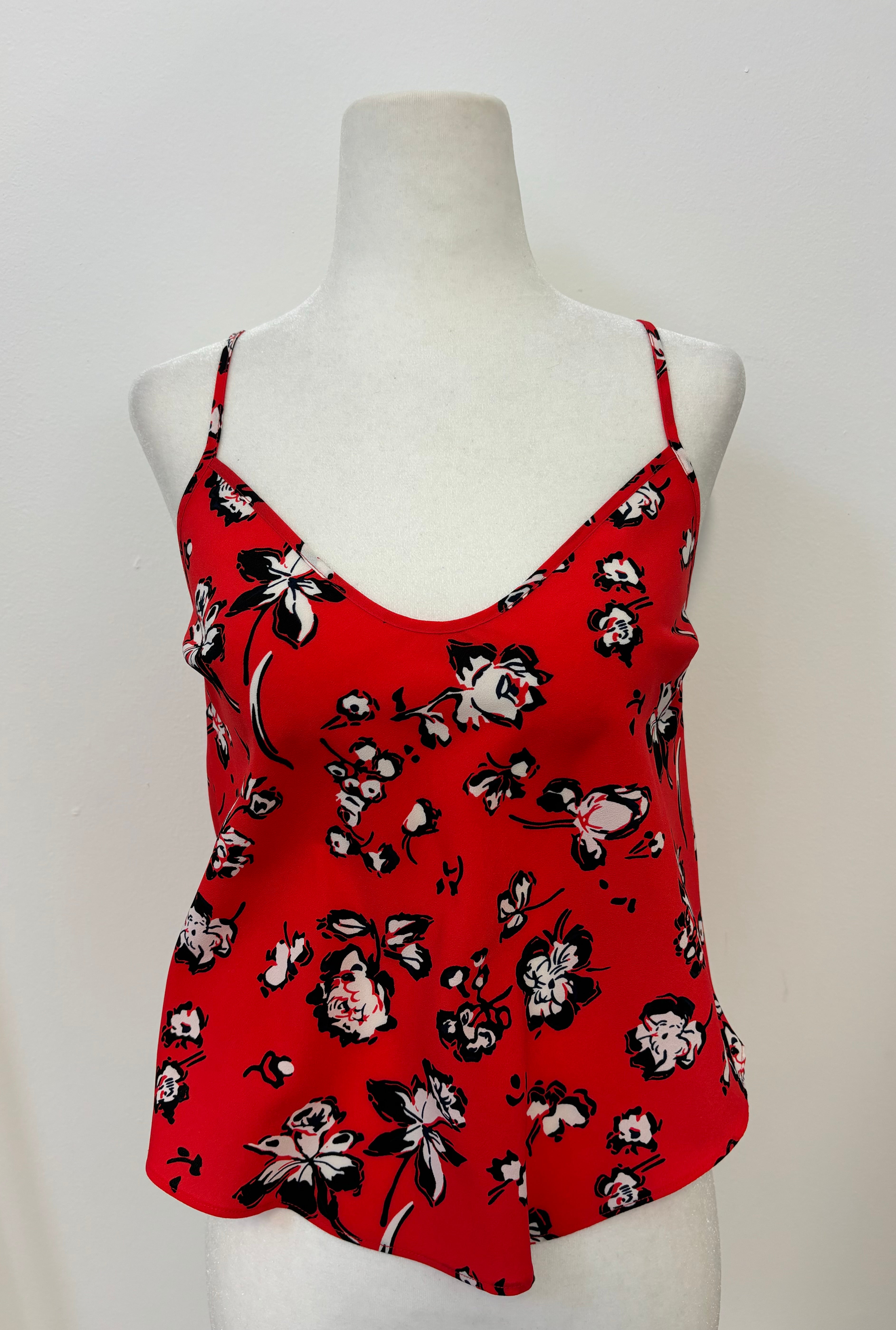 Veronica Beard Silk Floral Tank Top