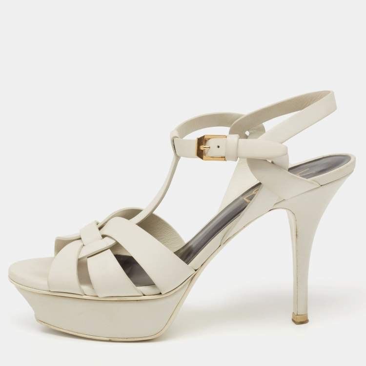 SAINT LAURENT Tribute Leather Heels