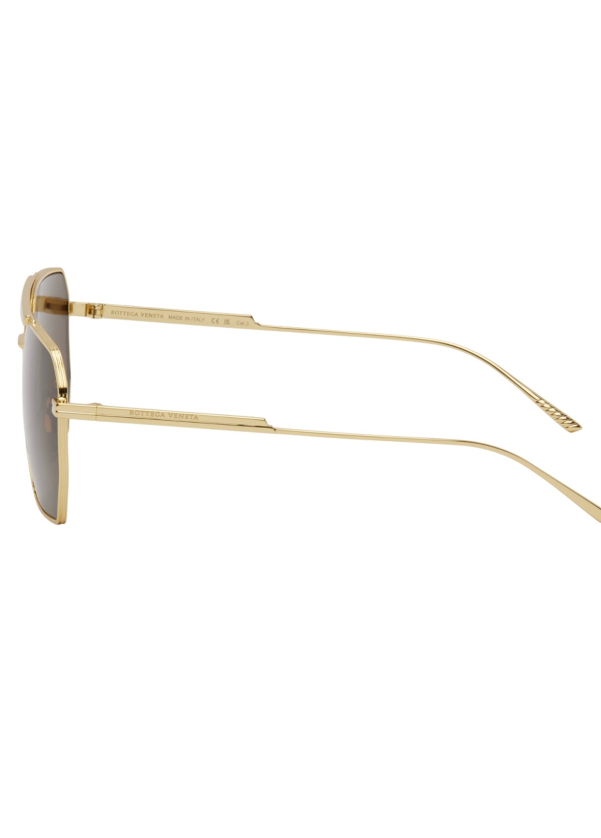 BOTTEGA VENETA EYEWEAR
Aviator-Style Gold-Tone Sunglasses