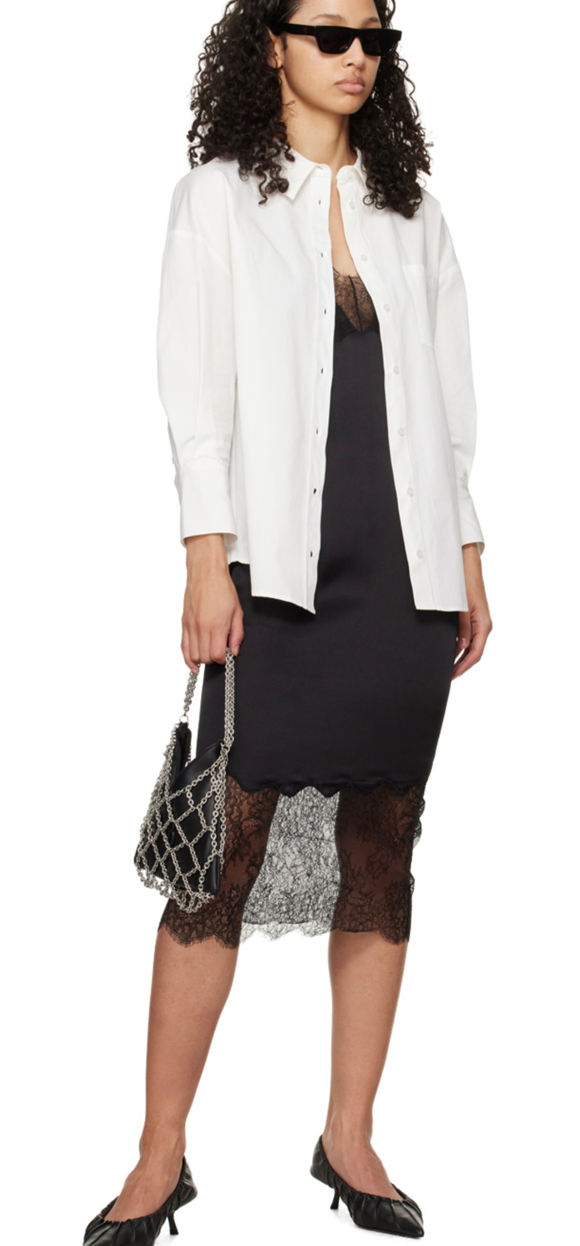 ANINE BING
Mika long-sleeve shirt