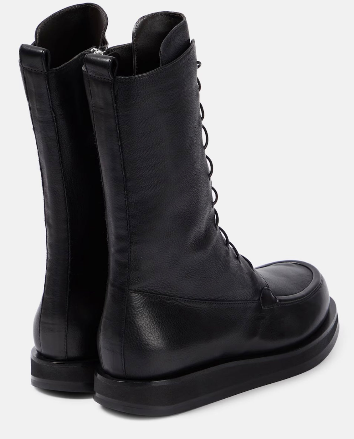 THE ROW
Patty leather combat boots