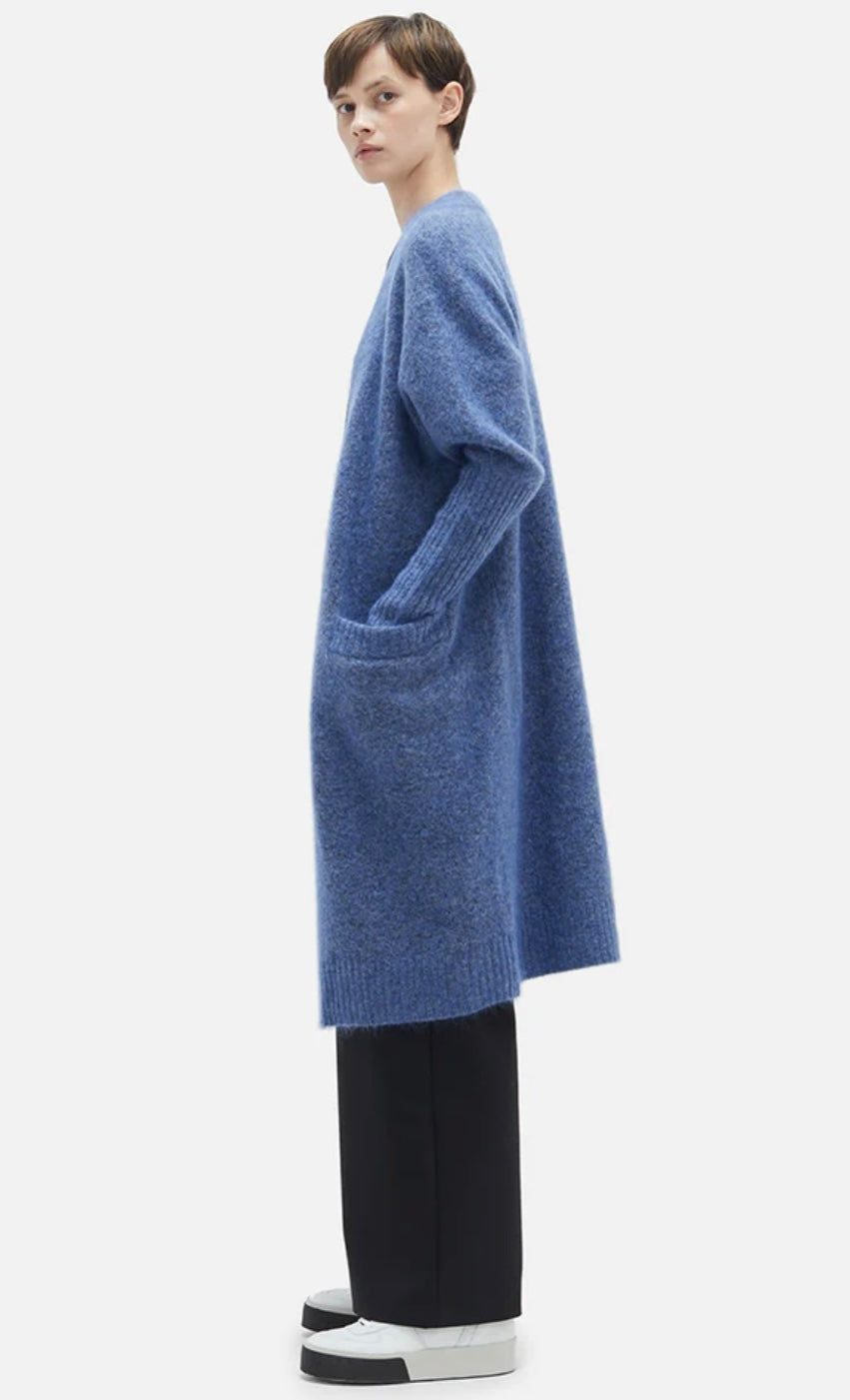 ACNE STUDIOS blue raya mohair cardigan