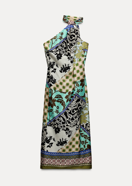 Zara - Patchwork Print Dress