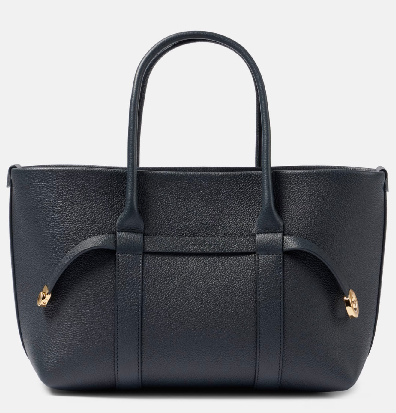 Loro Piana Ghiera Small Leather Tote Bag