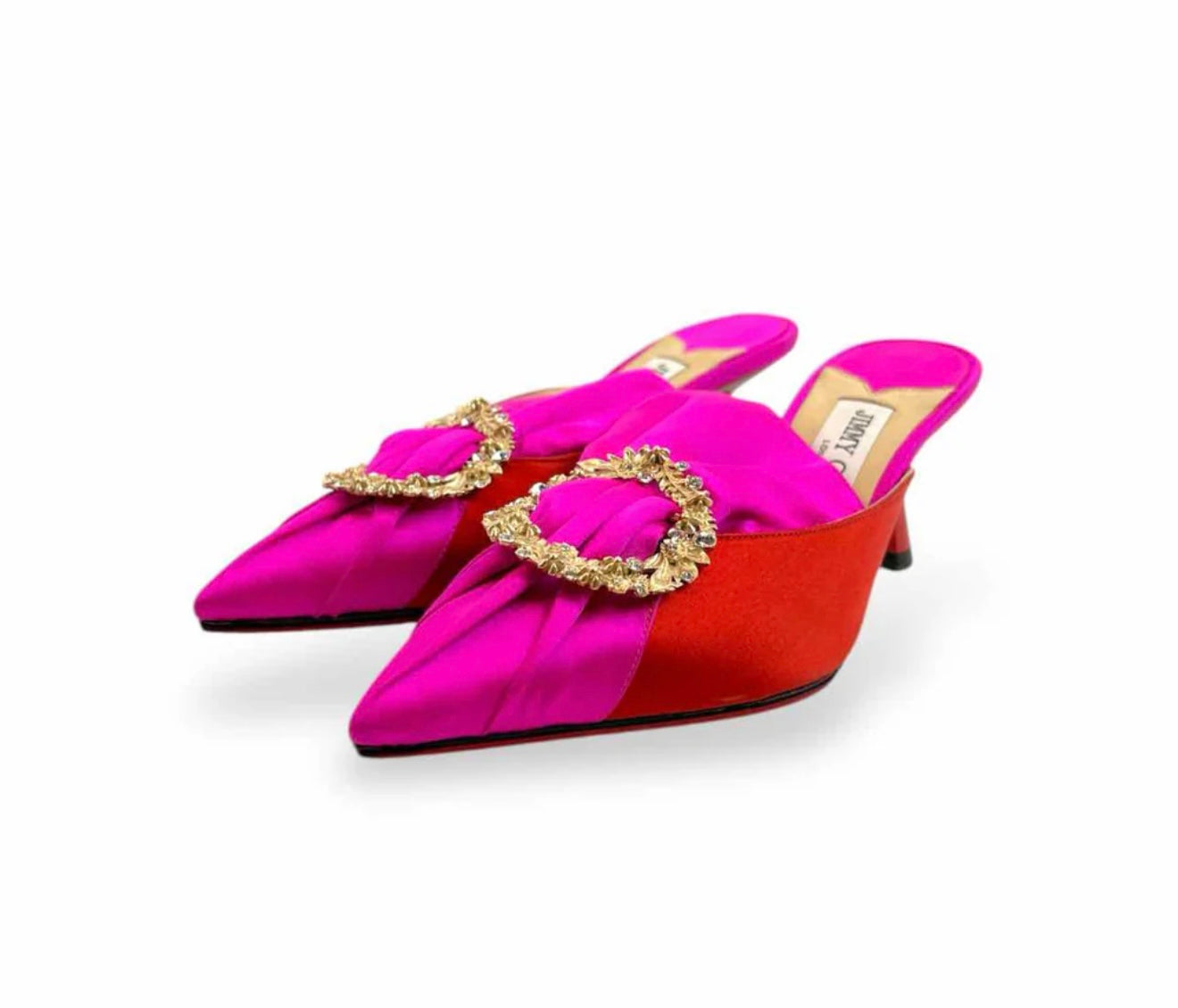 Jimmy Choo Fuchsia & Lulla 65 Mule
