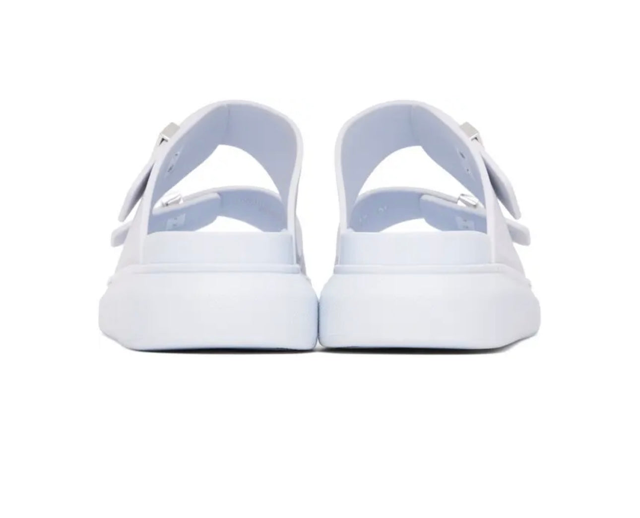 Alexander McQueen White Hybrid Sandals