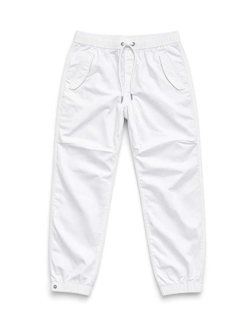 James Perse Lightweight White Cargo Pant