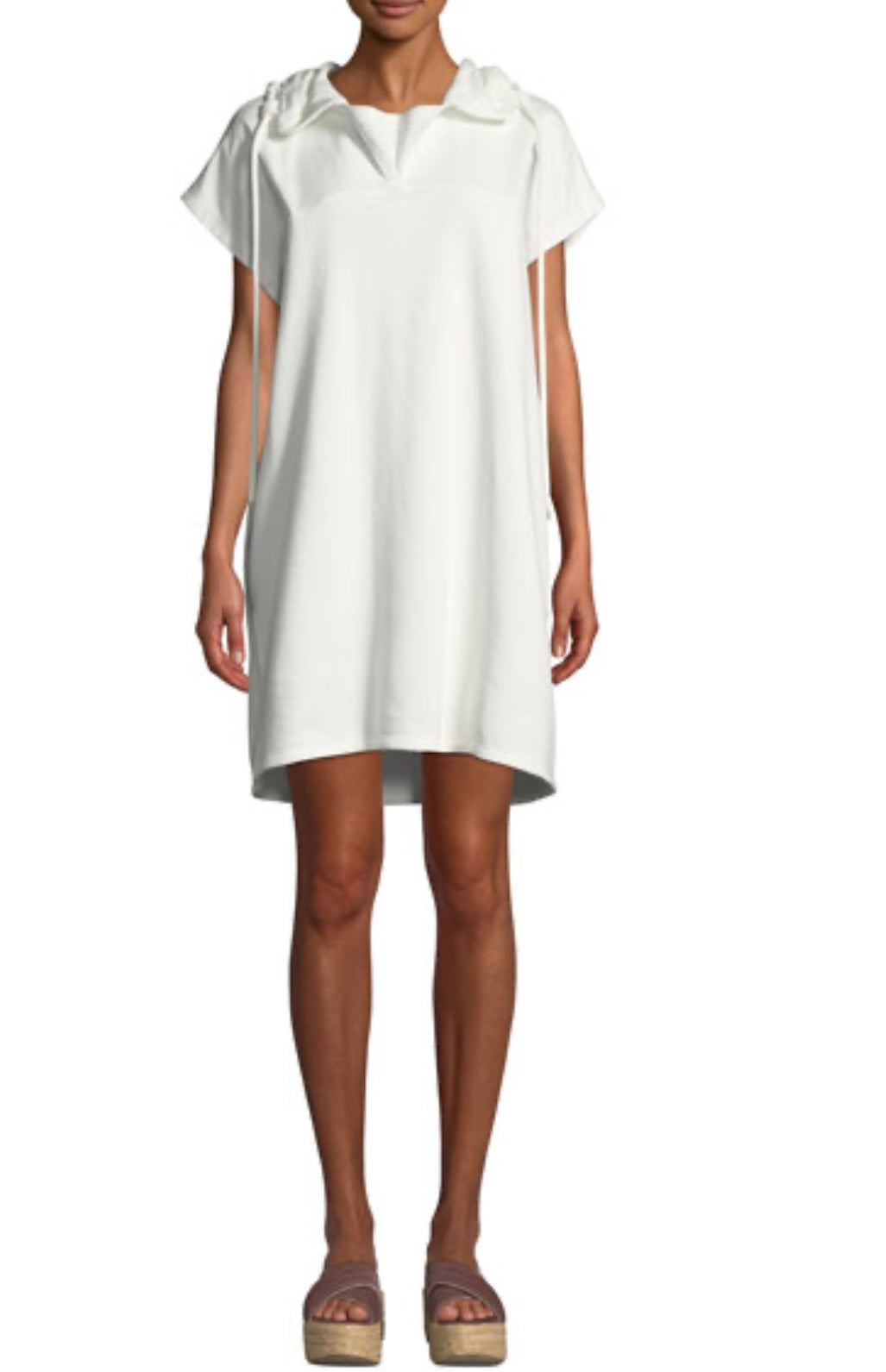 See by Chloe
Short-Sleeve Hooded Shift Dress