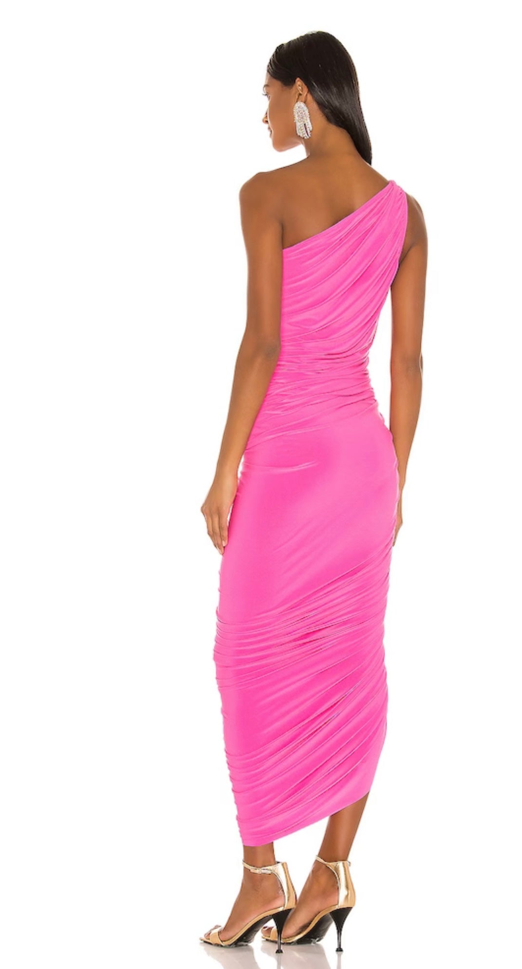 Norma Kamali - Diana Gown in Orchid Pink