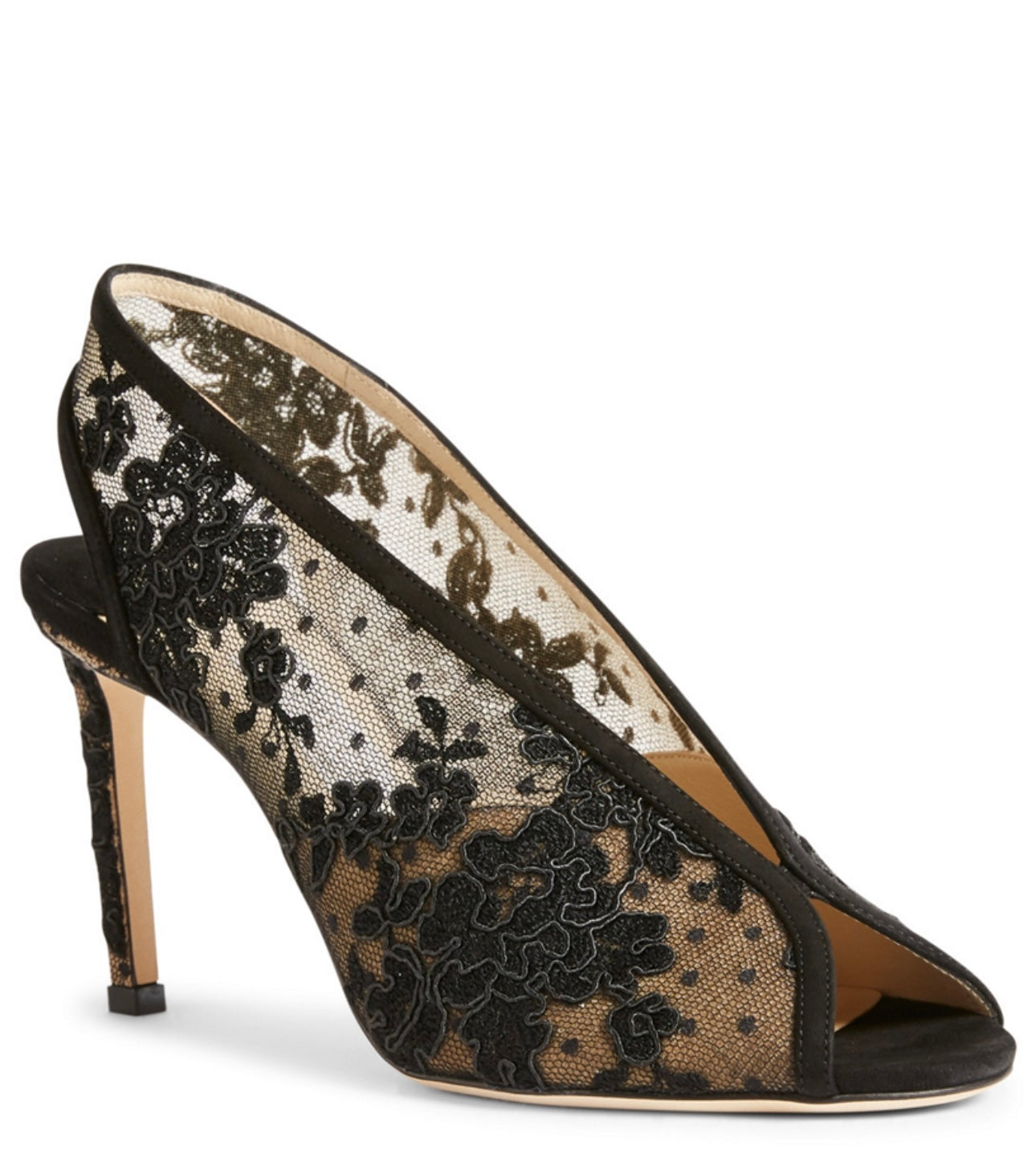 JIMMY CHOO
Shar 85 Floral Lace Pumps