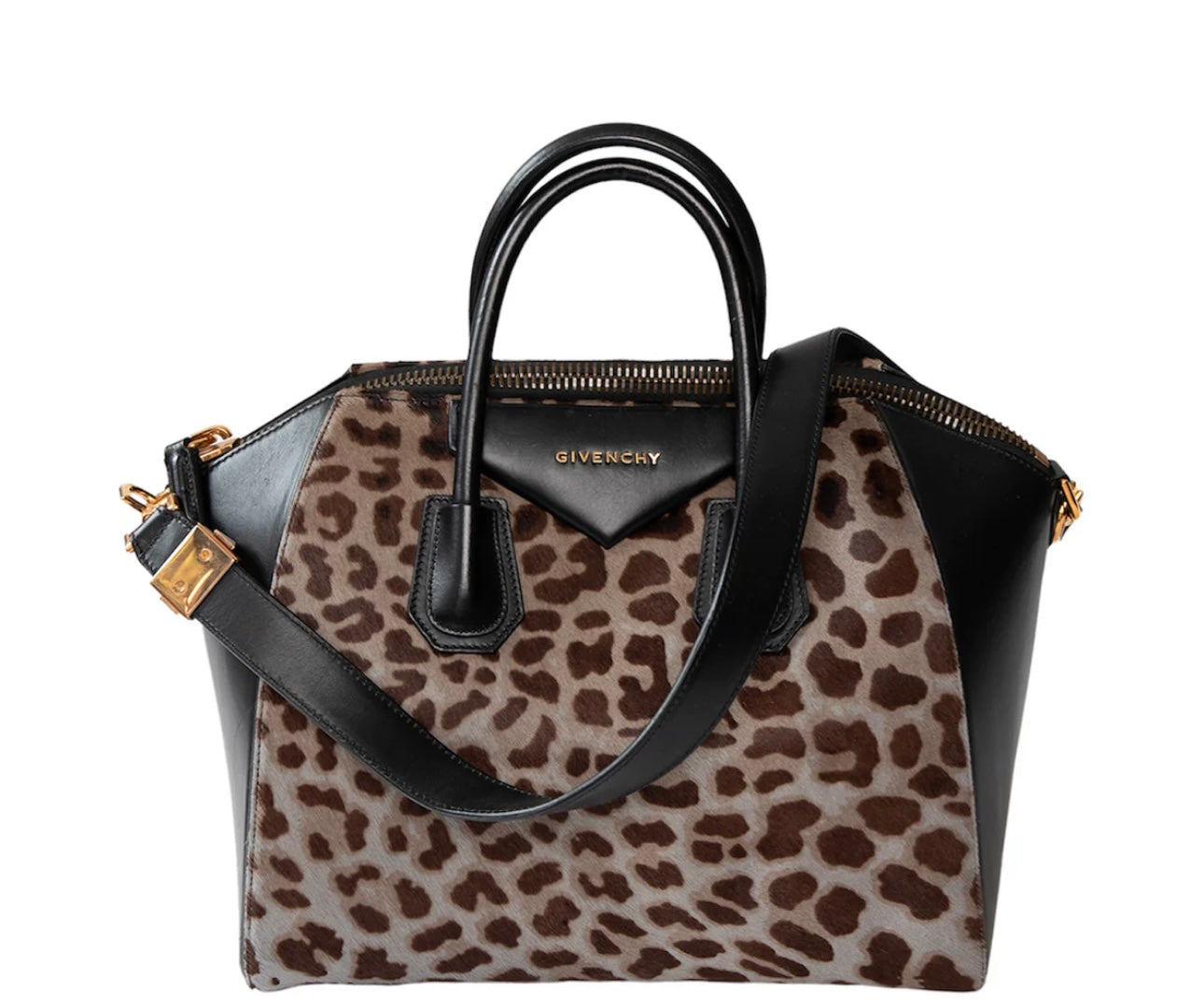 GIVENCHY antigona bag with cheetah pony hair