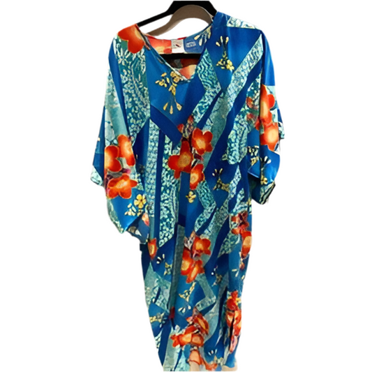 NATORI floral print caftan