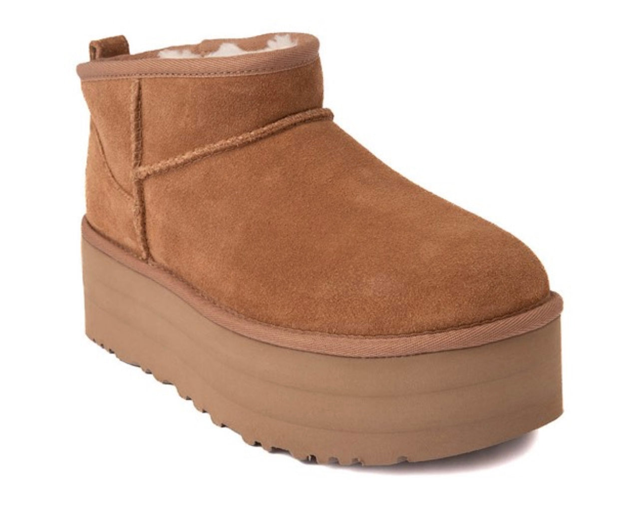 Womens UGG Classic Ultra Mini Platform Boot - Chestnut