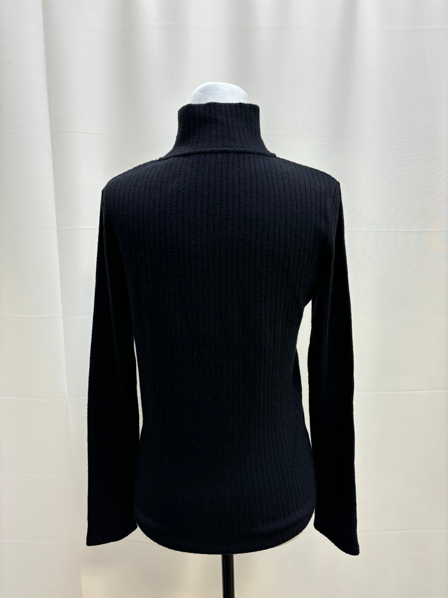 Vince Ribbed Quarter Zip Sweater