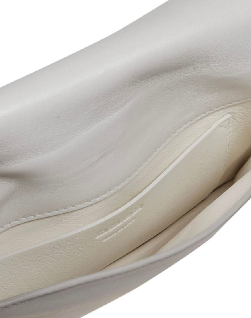 Jil Sander - White Leather “Trio” Crossbody Bag