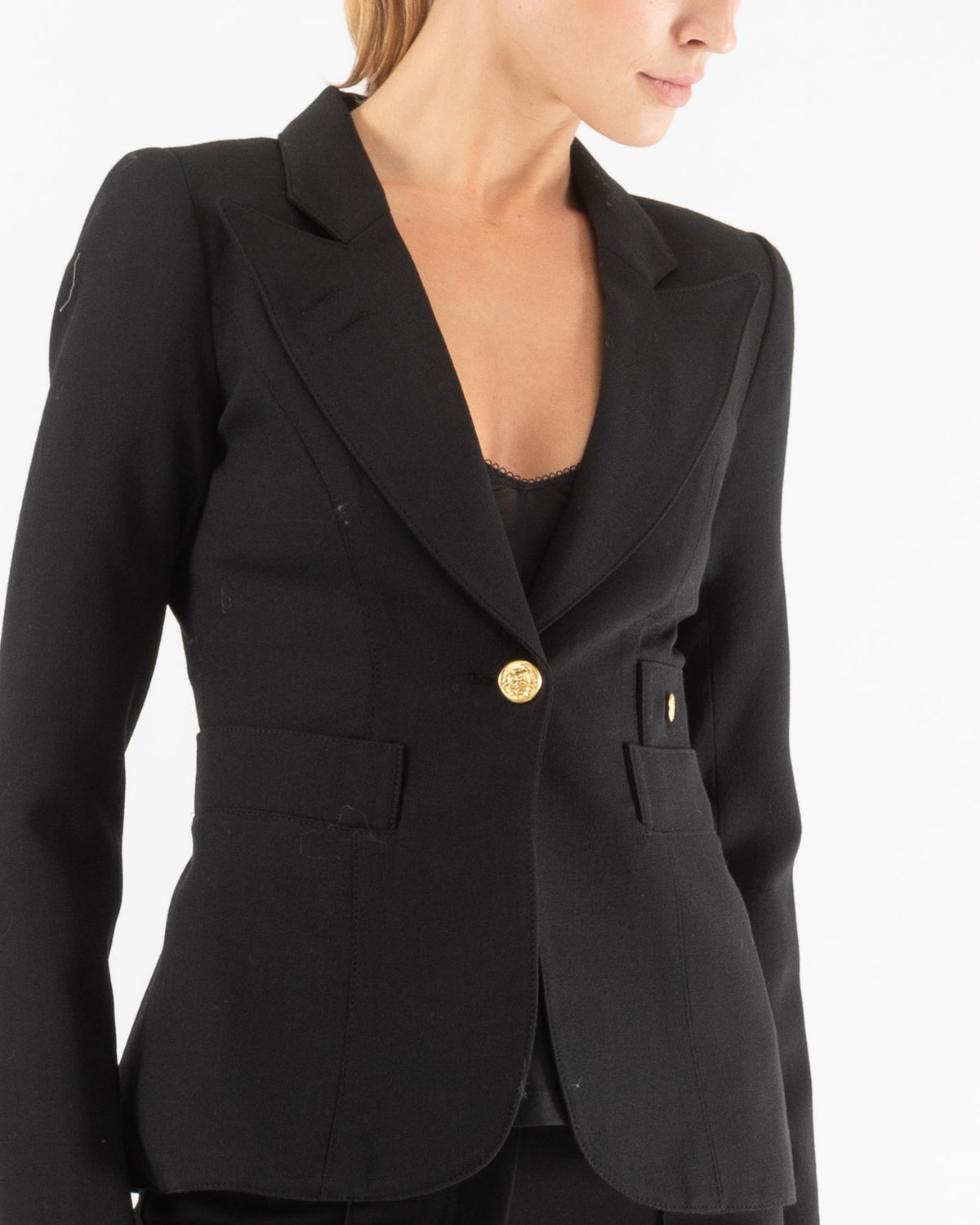 SMYTHE FOR TNT black blazer with GHW