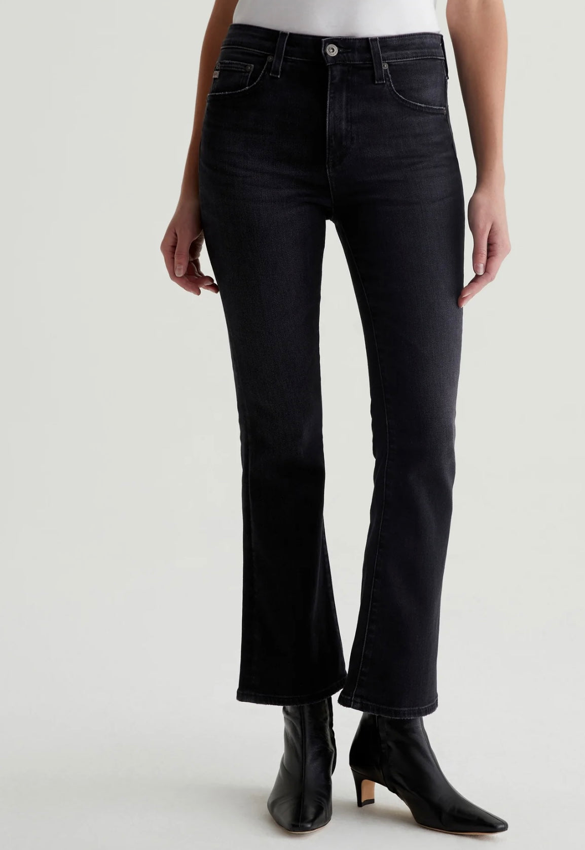 AG Jeans Farrah Boot Crop AG-ed™ Mid-Rise Fit Denim