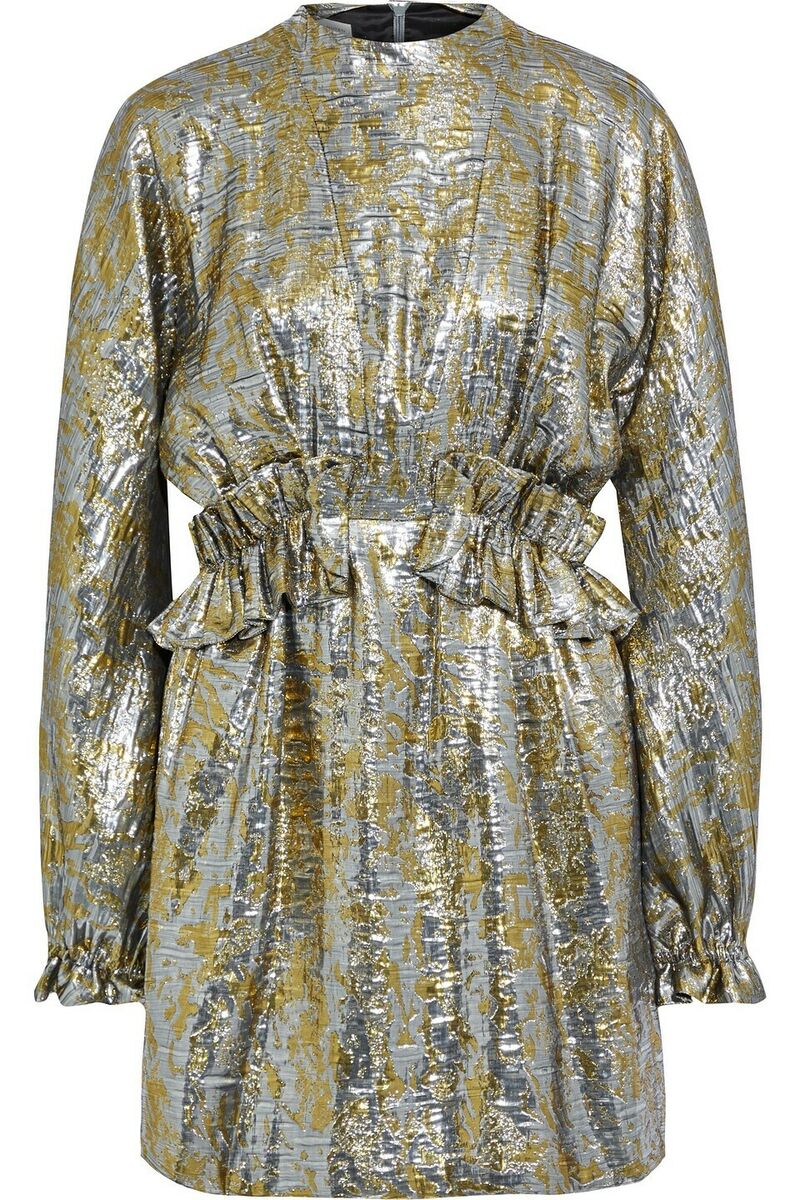 Dries Van Noten Metallic Dress